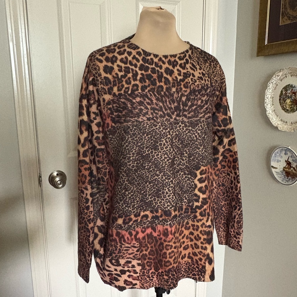 Leopard Print Women's Sweater